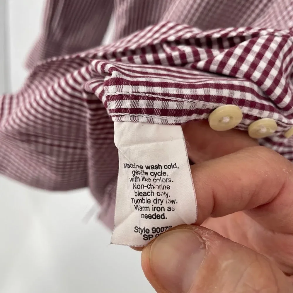 J. Crew‎ Tailored Fit Checked Long Sleeve Shirt